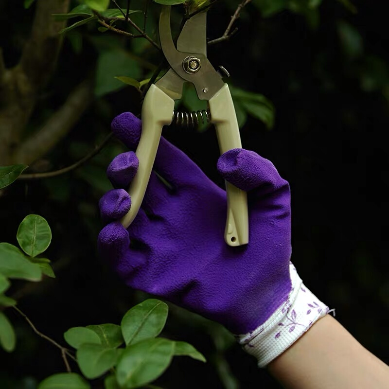 园艺橡胶手套防水防刺防扎养花种花园林种植透气耐磨防滑耐脏柔软