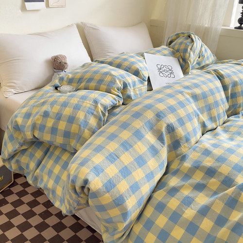 定制定做全棉纯棉水洗棉被套被罩