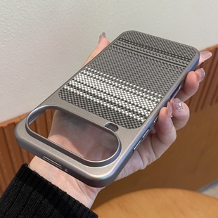 适用于荣耀magic8pro air手机壳新款磁吸凯夫拉纹时尚高端magic8保护套PU全包超薄防摔honor直边素皮硬壳8por