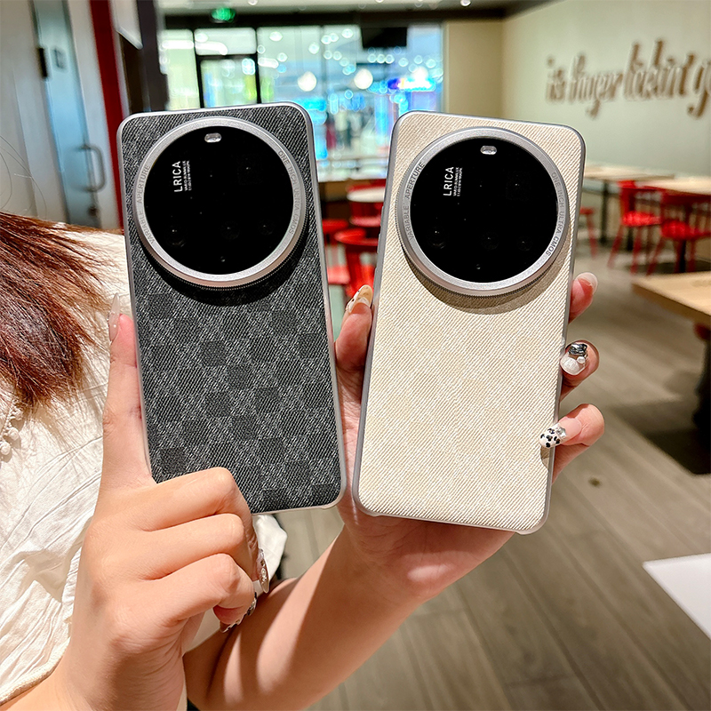 小米15ultra手机壳仿布纹