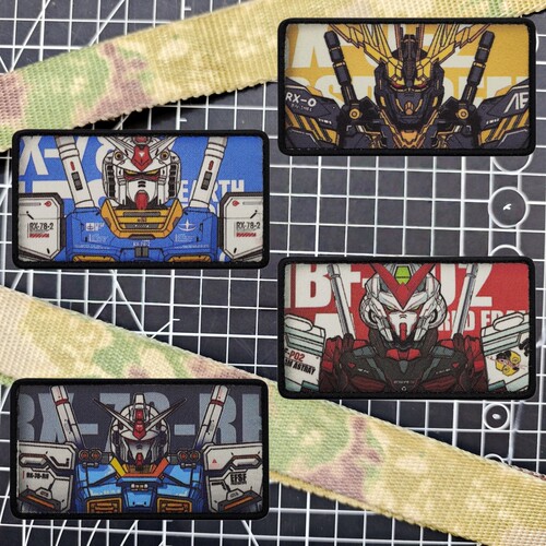 RX-78-2元祖高达魔术贴章 独角兽二号机报丧女妖徽章动漫游戏臂章