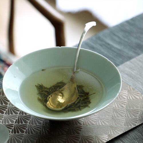 纯银时代纯手工宋式长把分茶茶勺