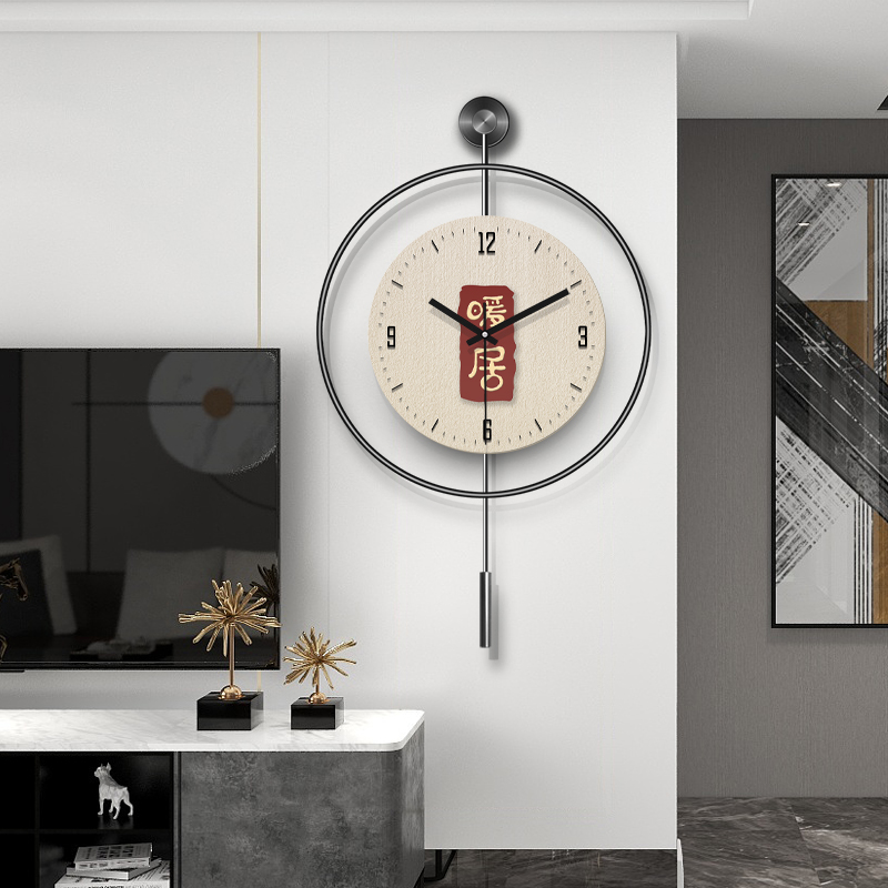 雅刻丽钟表挂钟客厅简约餐厅挂表
