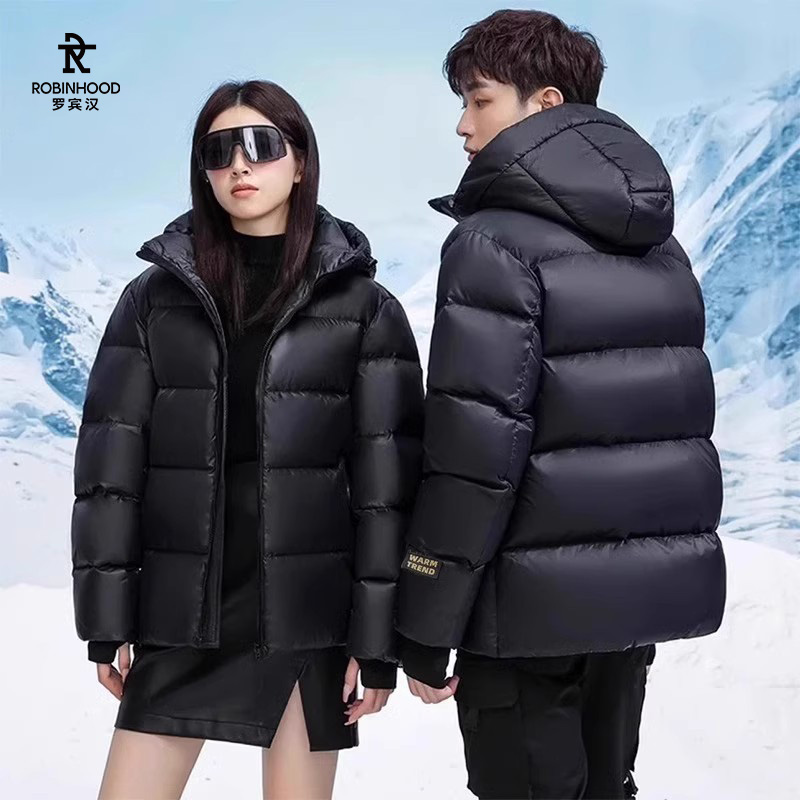 ROBINHOOD/罗宾汉秋冬季男女同款保暖棉衣连帽羽绒棉服棉袄上衣