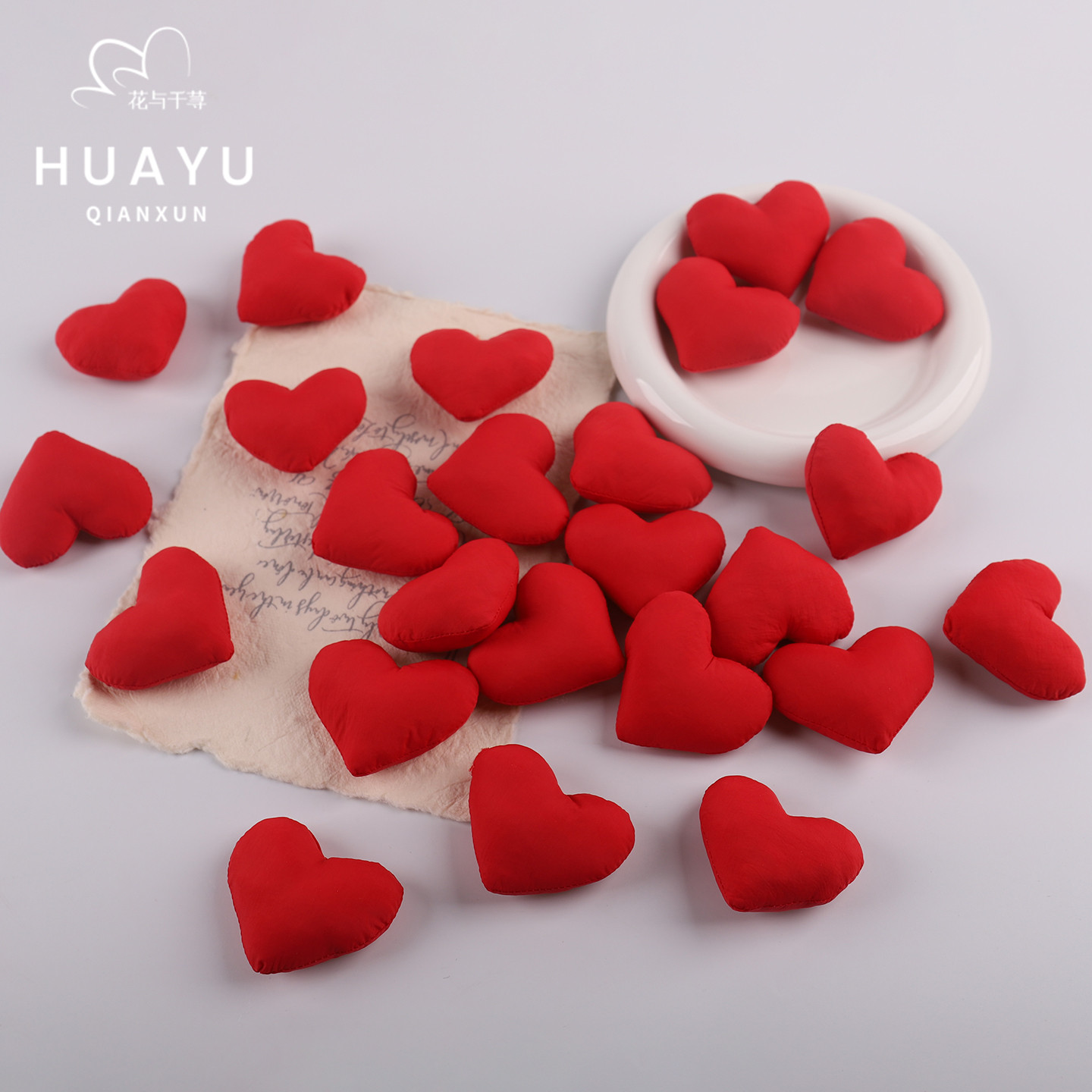 【七夕】花与千荨 浪漫红爱心配饰花店鲜花束DIY氛围搭配花艺资材,鲜花速递/花卉仿真/绿植园艺,花艺材料,淘宝优惠券,粉丝福利购,淘宝优惠卷