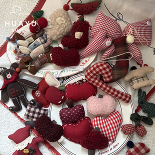 【2025圣诞】花与千荨圣诞树红色集合苹果盒diy挂件装饰花艺资材