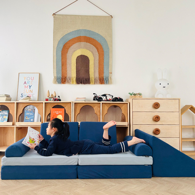 Nugget同款儿童爬爬垫折叠游戏沙发地垫客厅宝宝爬行垫加厚防摔垫