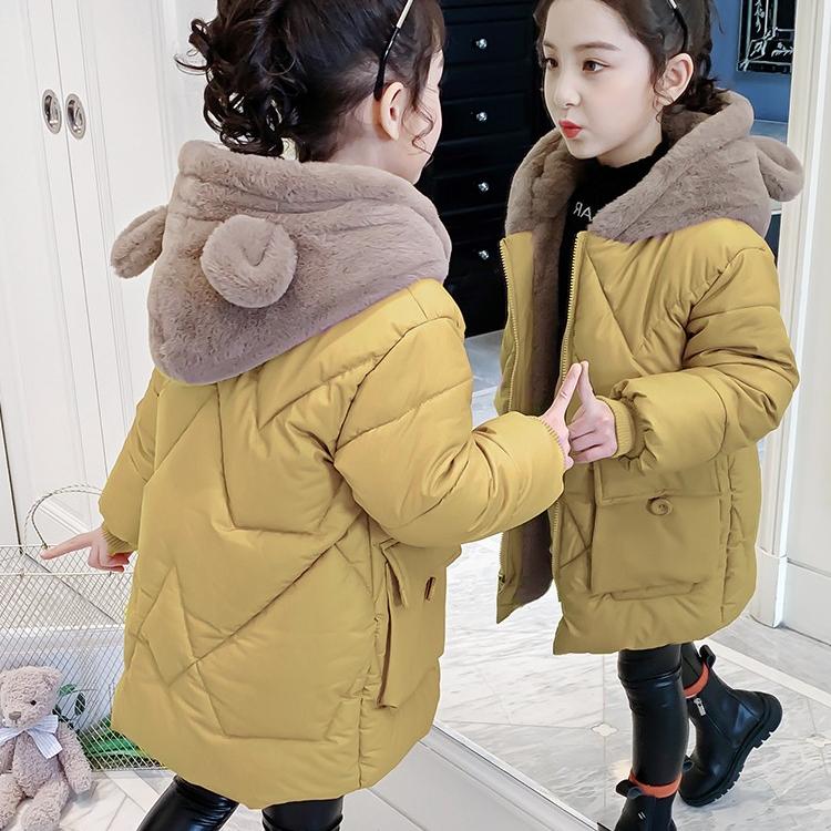 品牌专柜女童羽绒棉服新款加厚