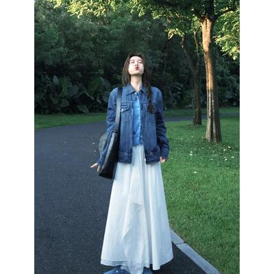 美式覆古早秋季牛仔外套