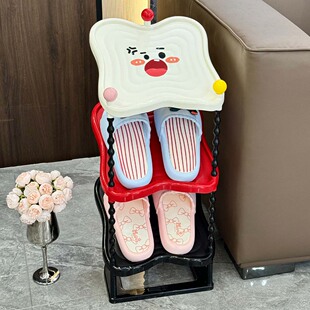 入户门鞋架小窄门口宿舍出租房收纳鞋柜省空间鞋架子家用门口多层