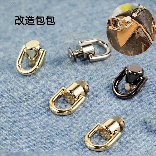 包包配件和尚头奶嘴钉挂扣带圈带环包包螺丝钉改造箱包鞋扣环拉环