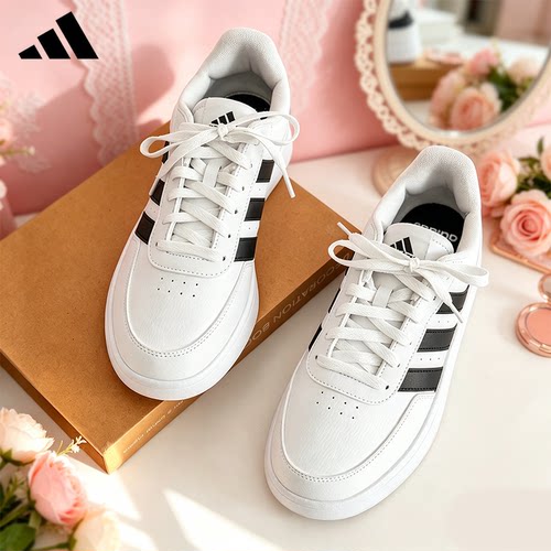 adidas阿迪达斯女鞋板鞋官方正品夏季新款低帮运动小白鞋HP9426