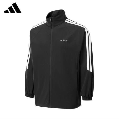 adidas阿迪达斯外套女2026春季新款女装休闲运动梭织夹克KQ5370