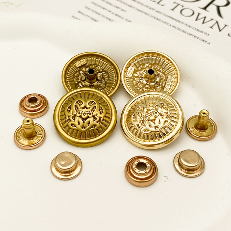 羽绒服按扣免缝钉扣衣服扣子摁扣