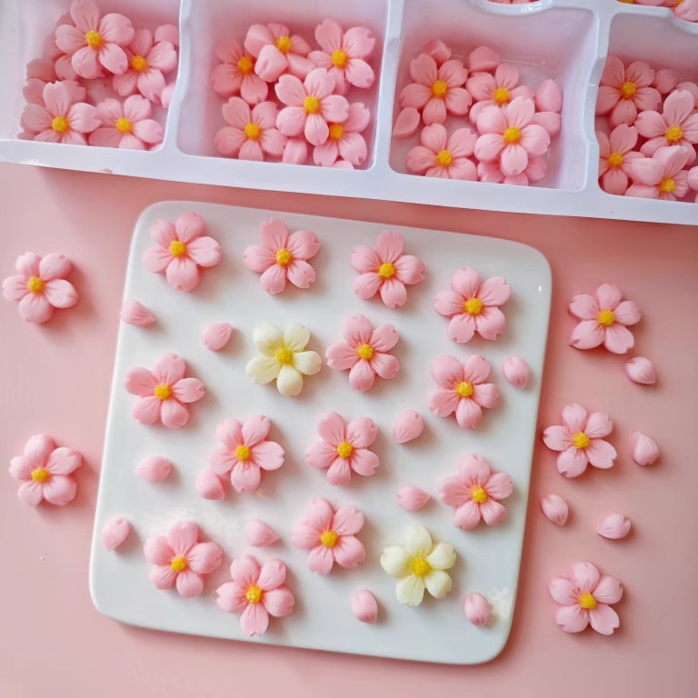 巧克力制品春季粉色樱花