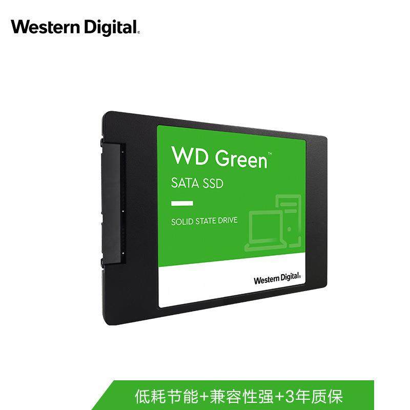 WDS480G3G0A480G固态硬盘SSD2.5英寸SATA3西.数绿盘