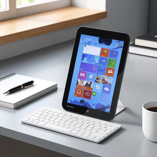 东芝TOSHIBA 8寸windows10系统商务便携单手持握口