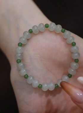 SUMOJEWEL《暮山》新中式复古文艺简约轻奢和田玉手串