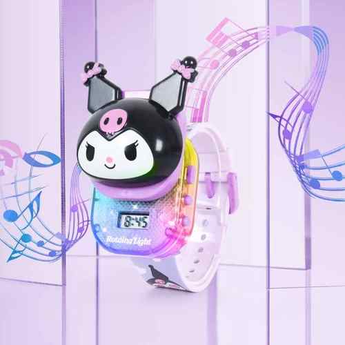 酷洛米手表翻盖发光音乐玩具