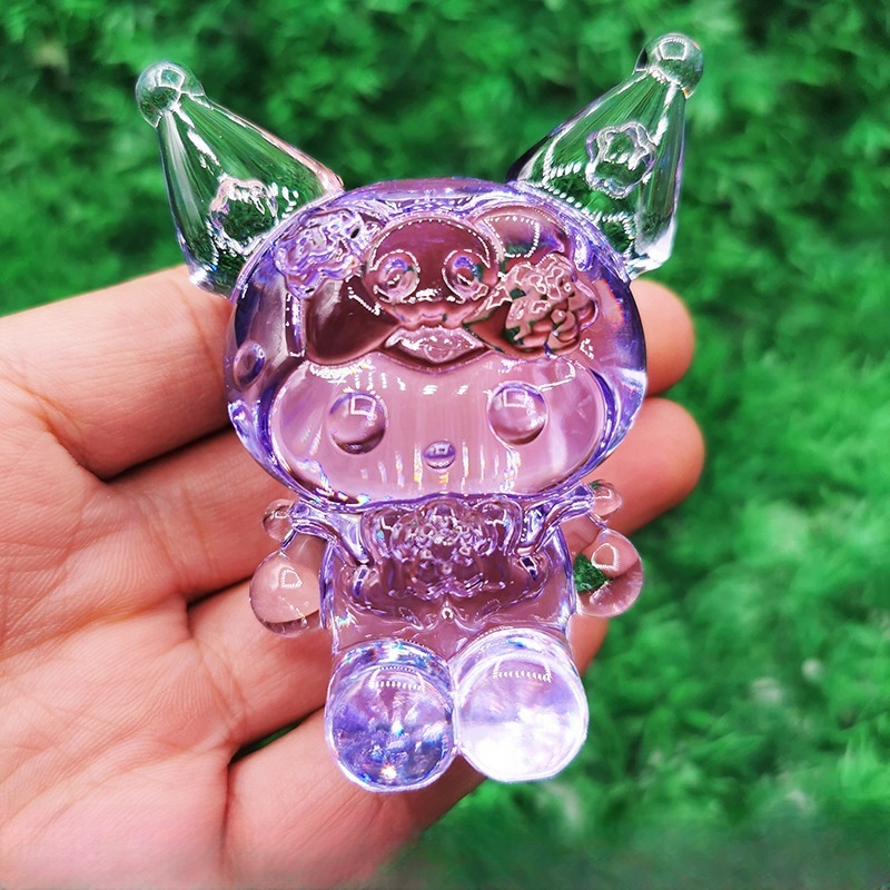 库洛米玩偶透明摆件可爱