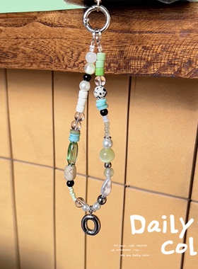 Daily Color夏日手机链承重挂链原创手提串珠挂饰手腕挂绳防丢