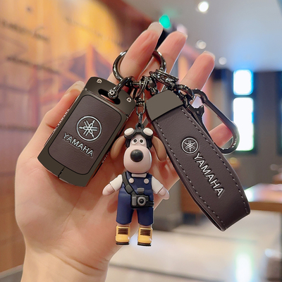适用雅马哈钥匙套xmax300摩托车nmax155遥控YAMAHA金属高档配件男