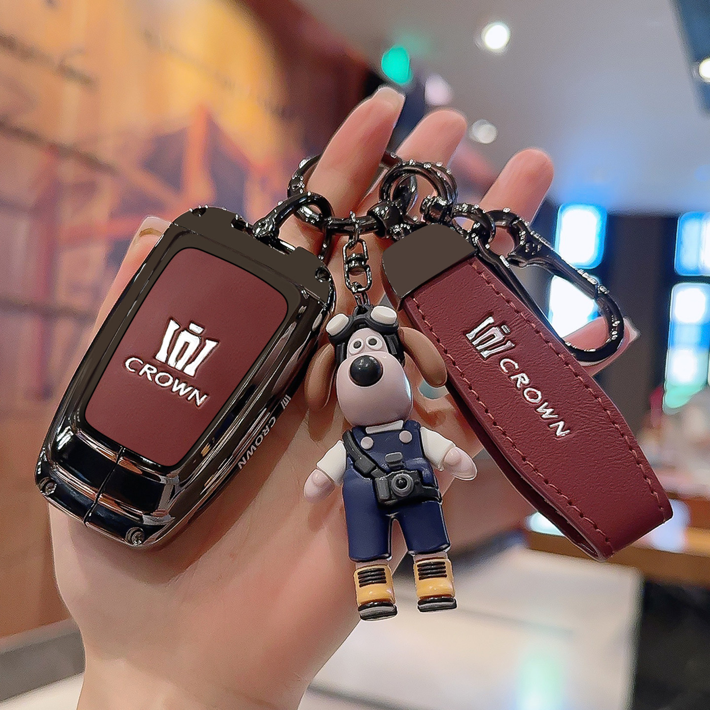 2026款皇冠陆放钥匙套14/13/12代丰田24款高档金属汽车配饰壳扣包,汽车用品/电子/清洗/改装,车用钥匙包,淘宝优惠券,粉丝福利购,淘宝优惠卷