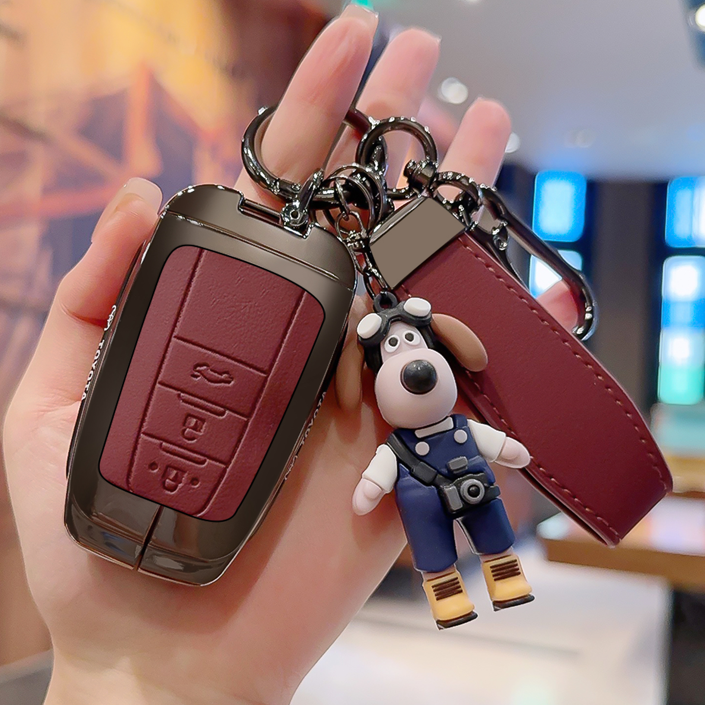 合金真皮高端轻奢丰田钥匙套