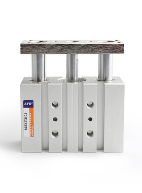 定制薄型三杆三轴带双导杆导向柱气缸TCM324050X253060/80/75STCM