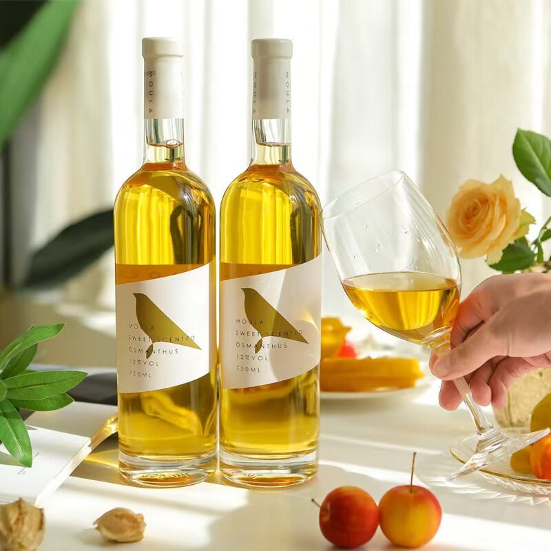 慕拉750毫升桂花酒雷司令酒冰酒葡萄酒贵腐甜白红酒甜酒甜味果酒
