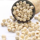 湖南湘潭去芯白莲子干货500g新鲜磨皮无芯特产通芯湘莲散装 批发