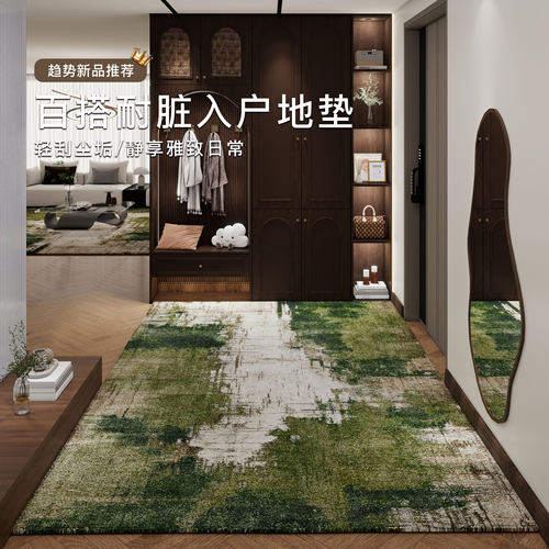 轻奢现代入户地垫防滑耐磨免洗