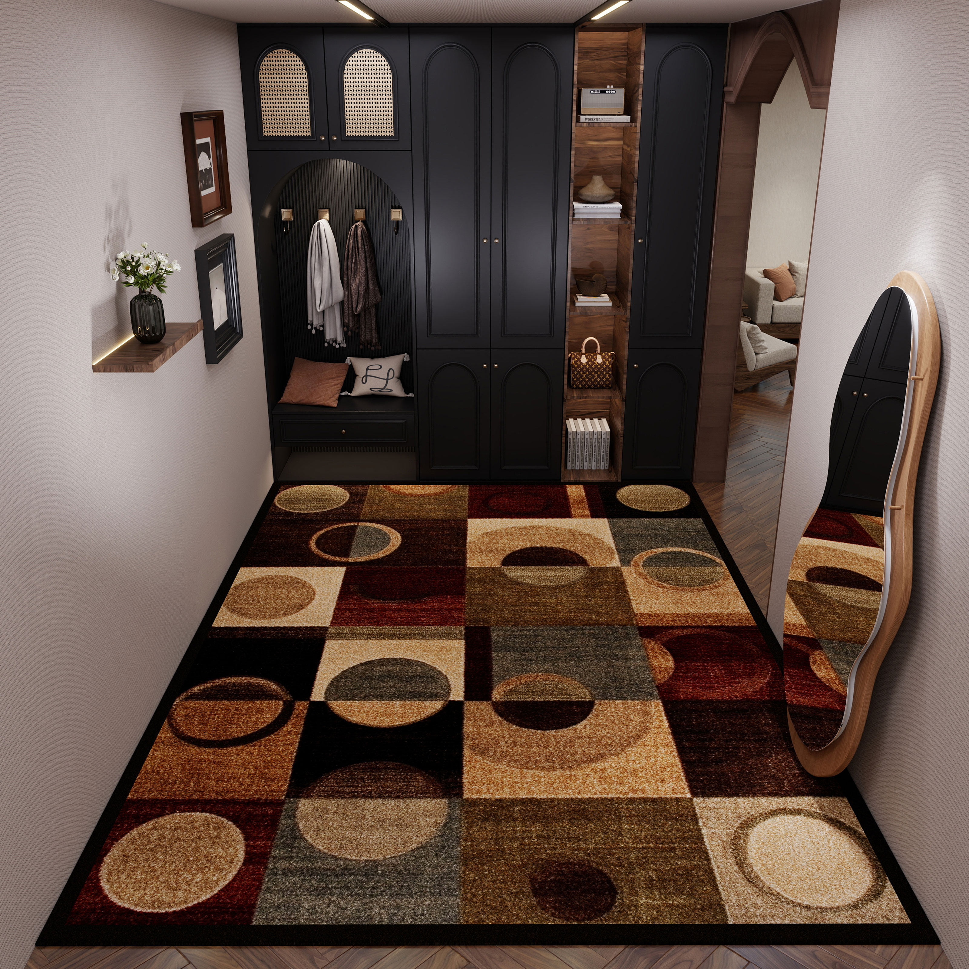 入户门地垫2025新款进门脚垫家用玄关门口防滑耐磨可裁剪可裁剪,居家布艺,入户地垫,淘宝优惠券,粉丝福利购,淘宝优惠卷