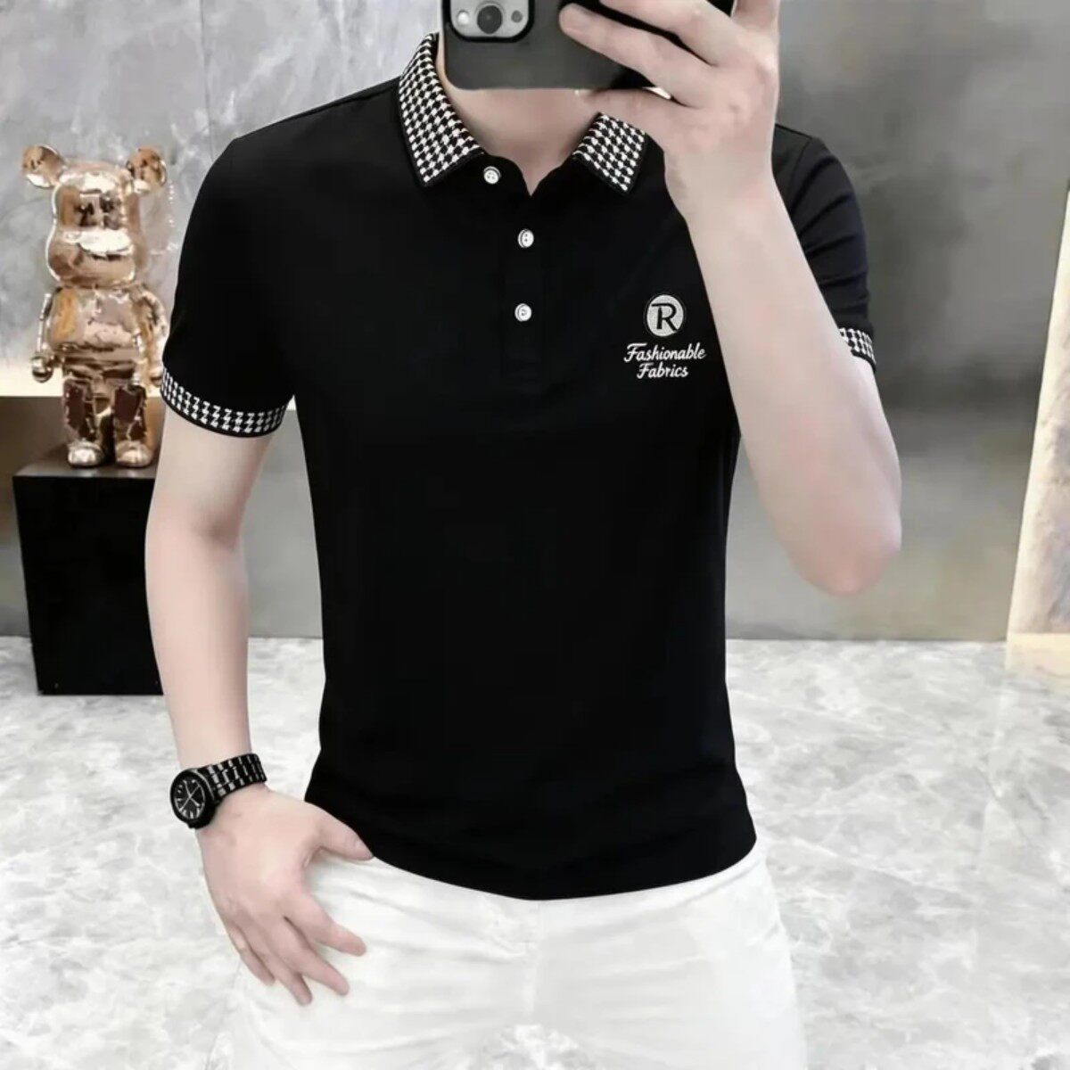 伍柒陆2026新款男士短袖polo衫