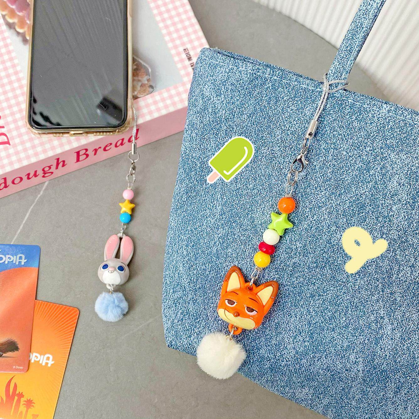 正版迪士尼朱迪尼克迷你公仔对装手机挂绳小鼻嘎书包挂件手机链,节庆用品/礼品,手机链,淘宝优惠券,粉丝福利购,淘宝优惠卷
