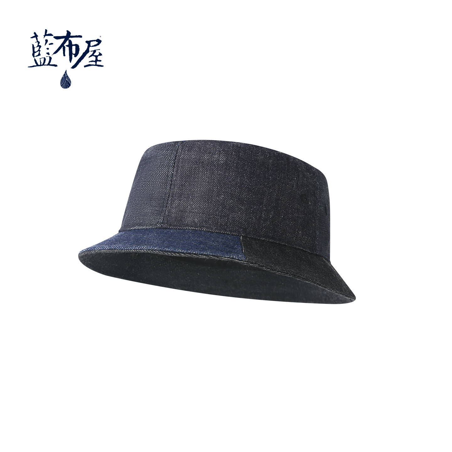 蓝布屋武士复古重磅牛仔渔夫帽