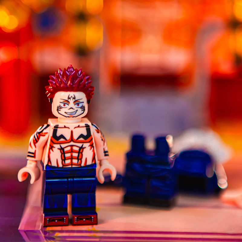 乐玩具两面宿傩五条悟 真人咒术回战236话告别动漫积木人仔手办高