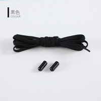 Lazy person's shoelace buckle, no need to tie elastic elastic, men's matte buckle shoelace, women's style, children's no need to tie elastic free shoelace thumbnail 2