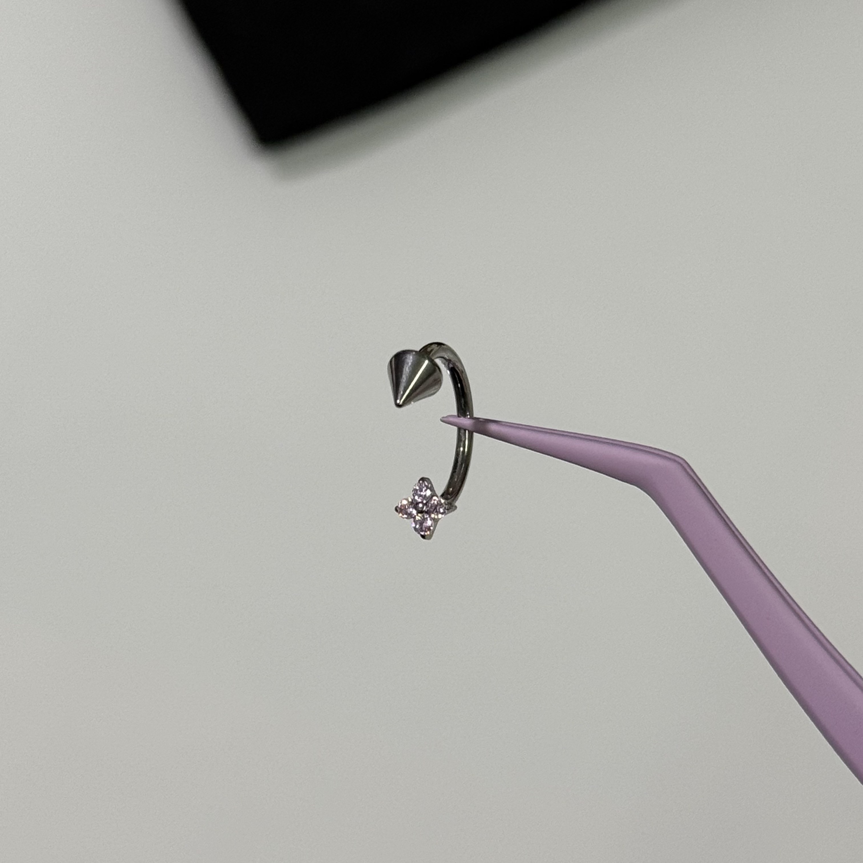 唇环钛合金马蹄环耳骨环耳环M0.9牙口内螺旋CZQY 10059,饰品/流行首饰/时尚饰品新,唇环/唇钉,淘宝优惠券,粉丝福利购,淘宝优惠卷