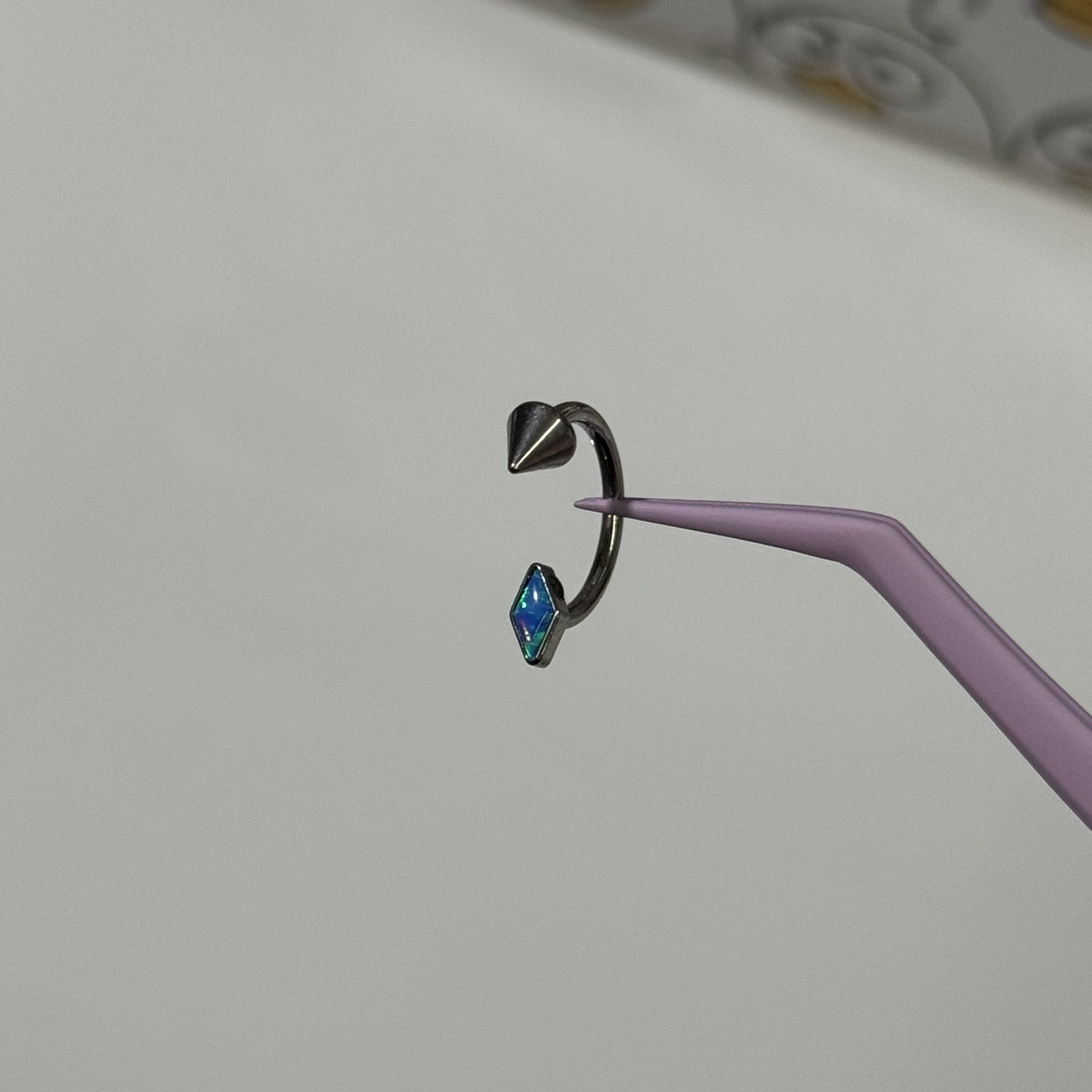 唇环钛合金马蹄环耳骨环耳环M0.9牙口内螺旋CZQY 10079,饰品/流行首饰/时尚饰品新,唇环/唇钉,淘宝优惠券,粉丝福利购,淘宝优惠卷