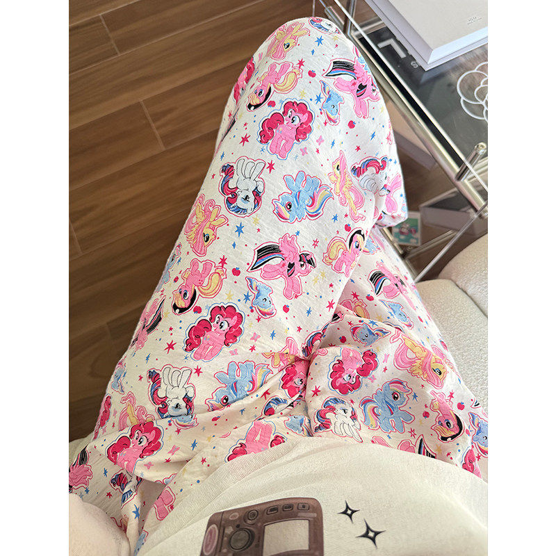 小马宝利云朵棉可爱睡裤夏季轻薄