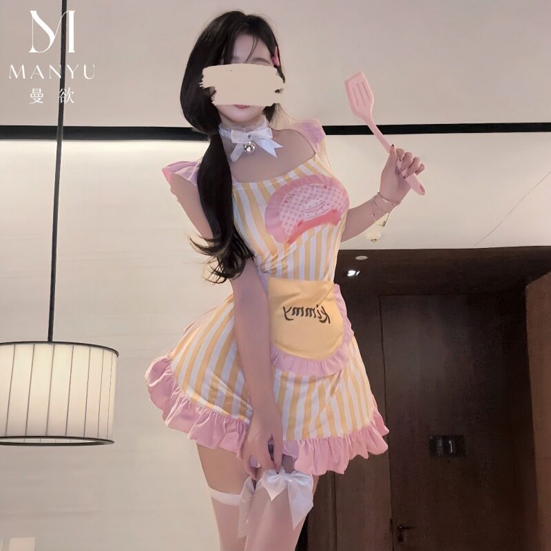 新款厨娘女仆甜美可爱女佣套装