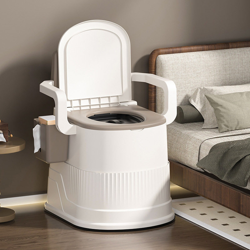 可移动马桶成人坐便器孕妇家用便携式老年人便桶大便防臭便盆老人