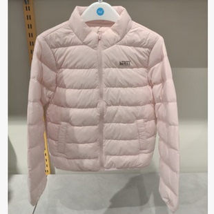 商超同款361°25年冬季新款女中大童小童轻薄保暖羽绒服