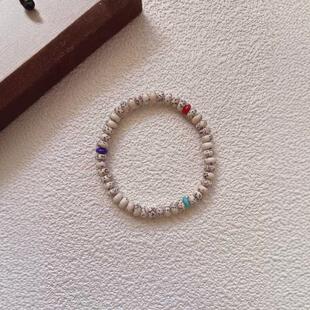 星月菩提算盘珠6mm菱镁矿隔片文玩女孩盘玩上色清冷感手串包邮