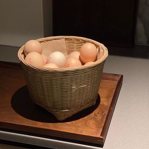 天然竹编篮，装蛋颜值超在线！