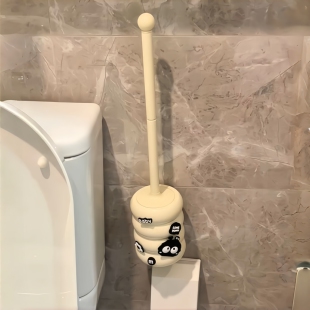 马桶刷壁挂吸盘高级感卫生间专用长柄2025新款无死角洗厕所神器