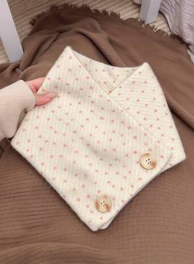 小松奈奈感波点围巾太绝了~