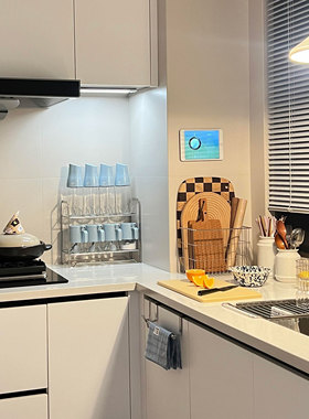 【爱上我的厨房】新年厨房收纳置物架台面调料收纳神器空间多功能