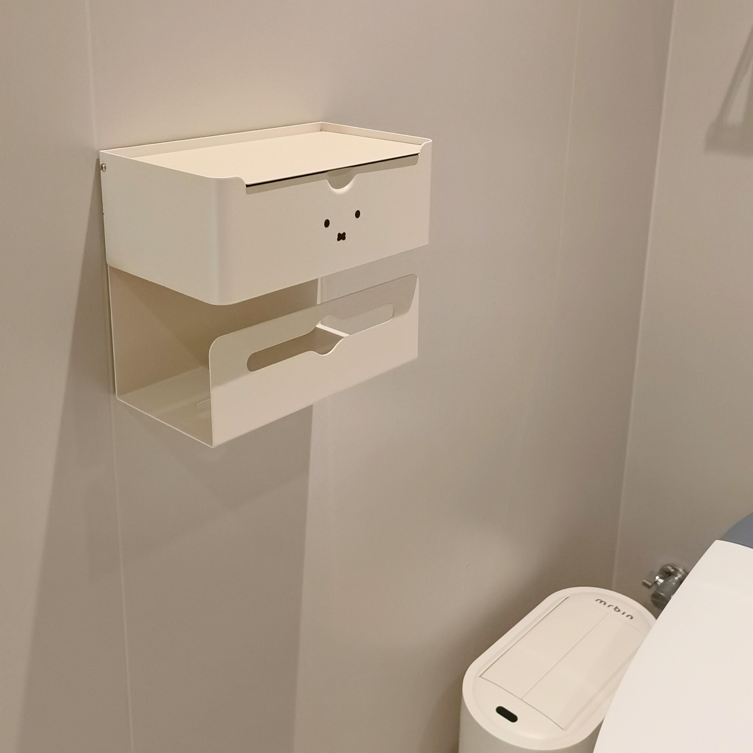 高颜值纸巾盒，浴室收纳小清新